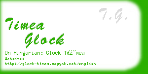 timea glock business card